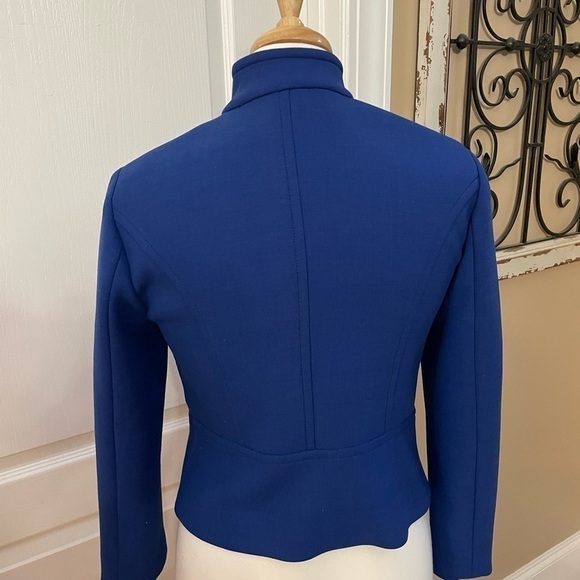 WORTH Blazer Size 2 Blue - Picture 2 of 4